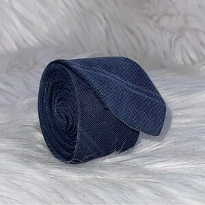 String Beans Tie Blue Stripe Pattern